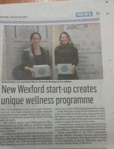 Dr Aoife Kelly, Ion Herbal Tonics and Naomi Byrne FInance Manager AMV Systems